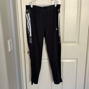 Adidas women’s  football/soccer lightweight tapered slim fit pants